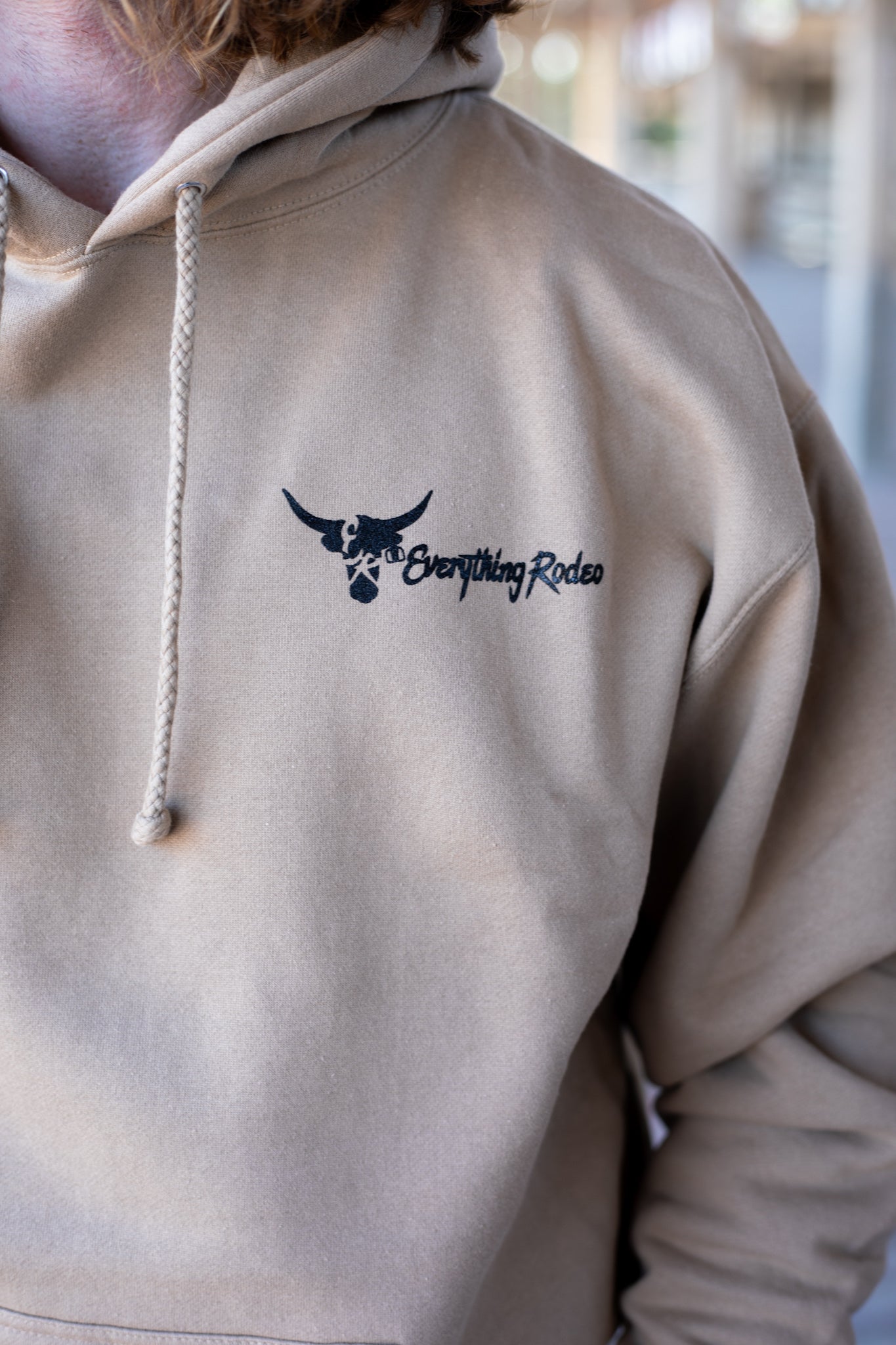 TAN ER PODCAST HOODIE