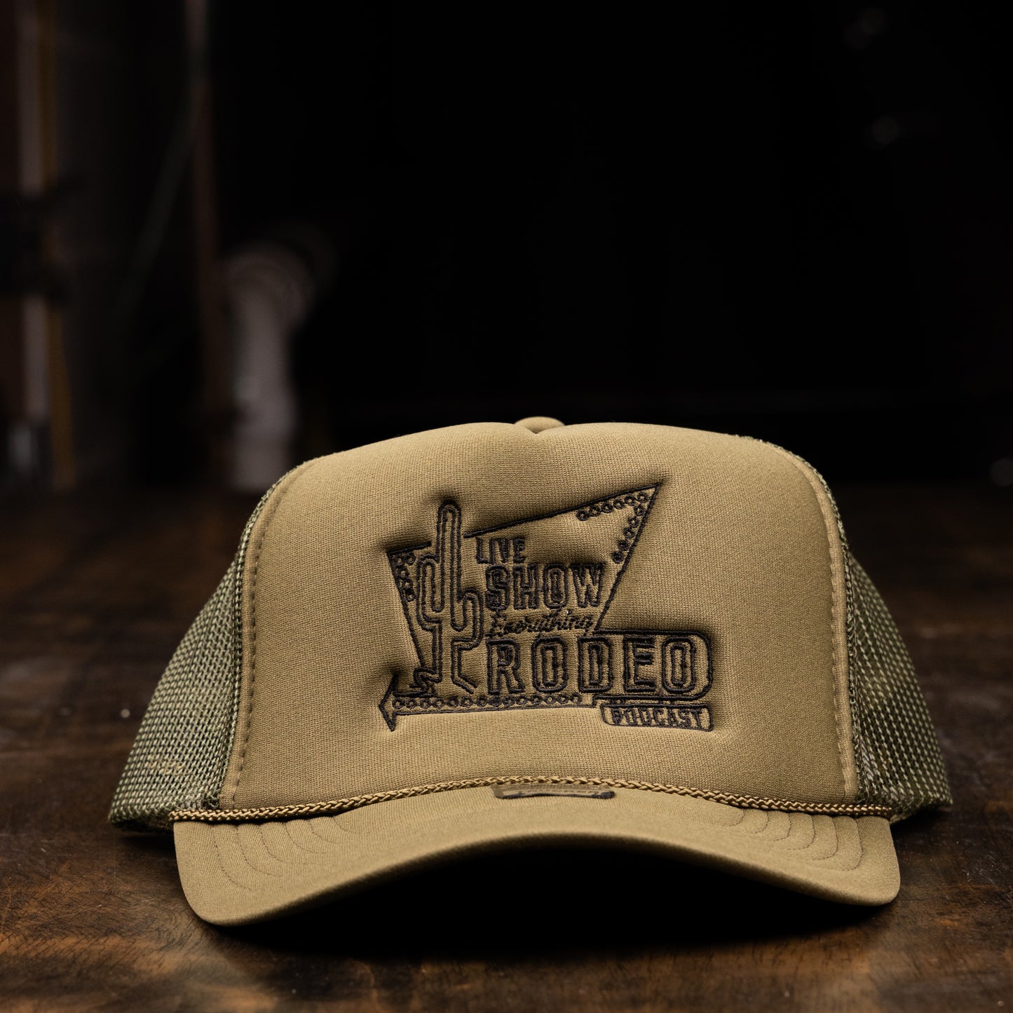 GREEN MOTEL SIGN TRUCKER HAT