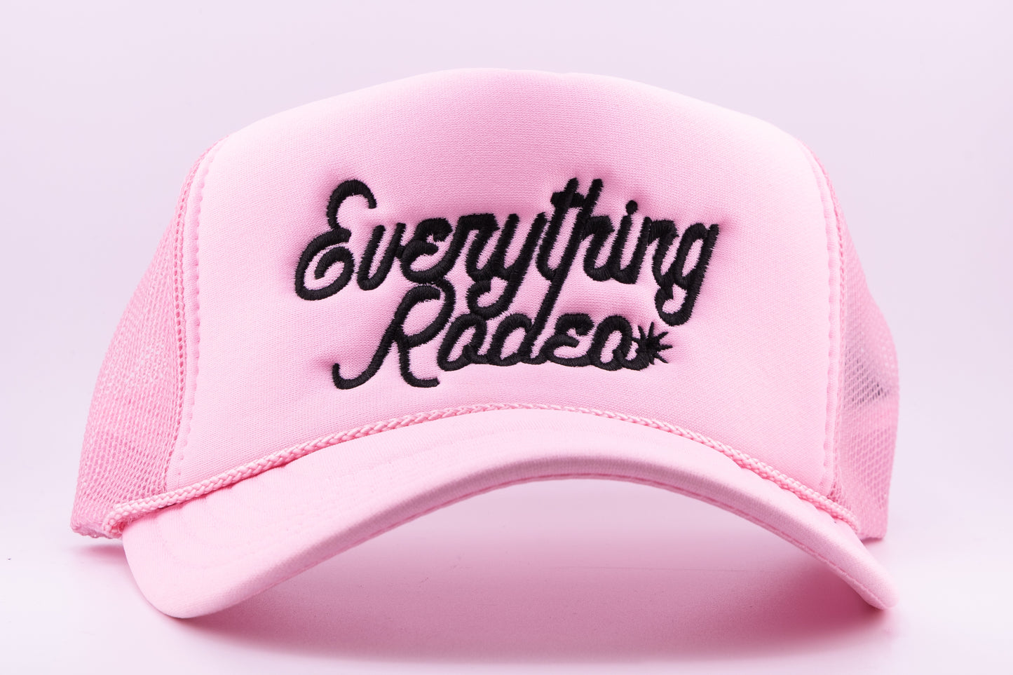 PINK ER SPUR LOGO TRUCKER HAT