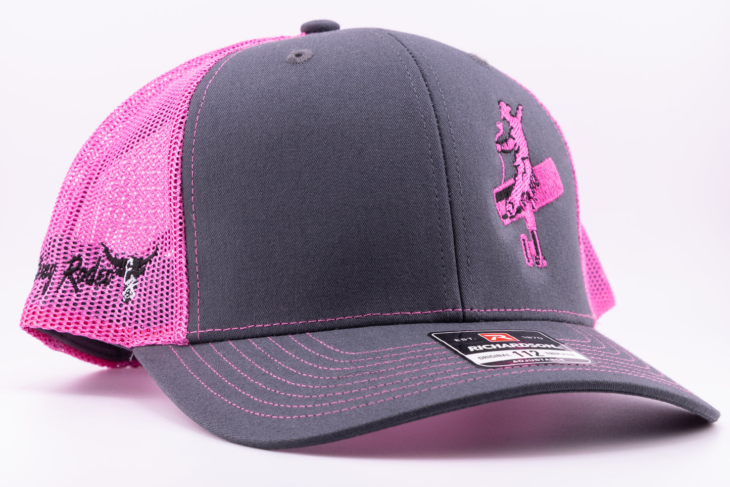 PINK/GREY ER SPURRIN' CAP