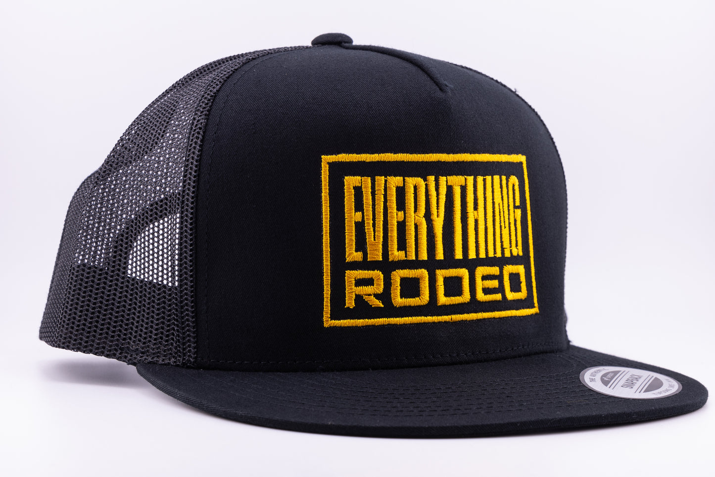 BLACK/GOLD YP ER BOXY CAP