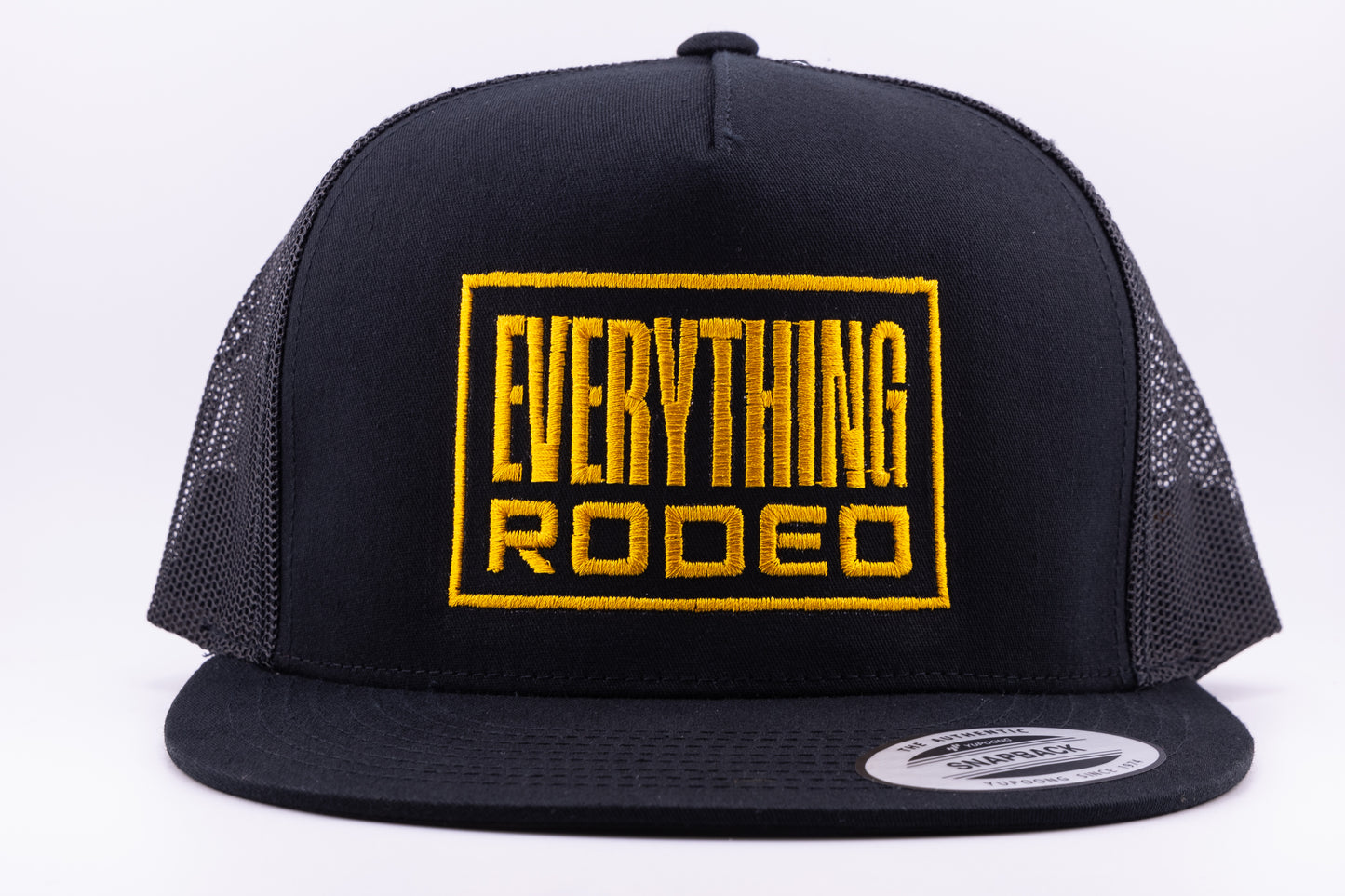 BLACK/GOLD YP ER BOXY CAP