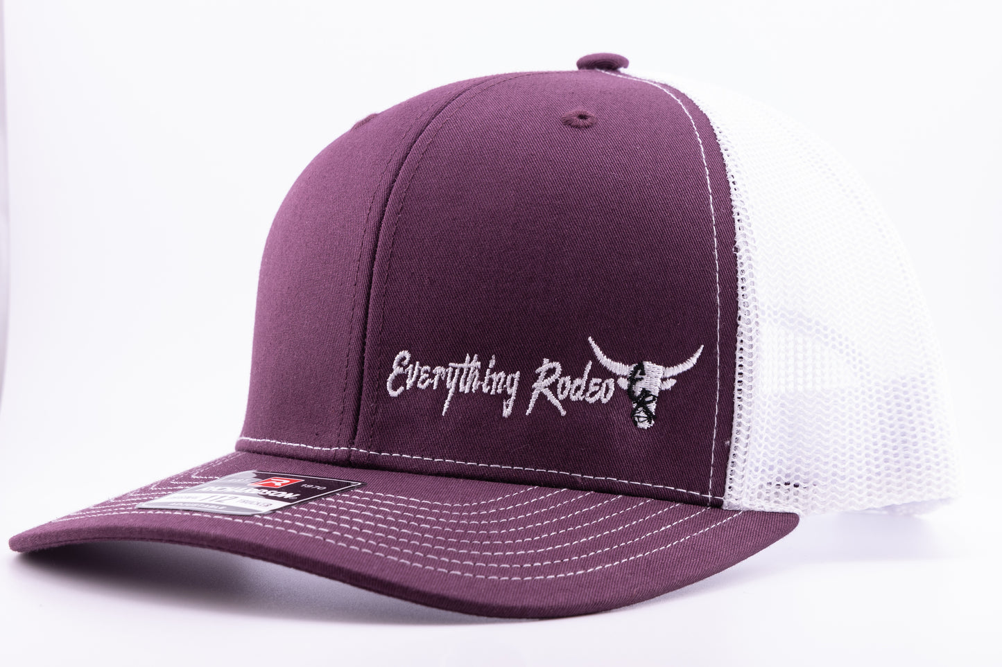 MAROON/WHITE 112 ER LOGO CAP