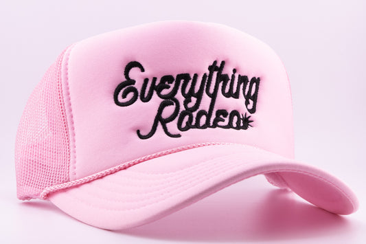 PINK ER SPUR LOGO TRUCKER HAT