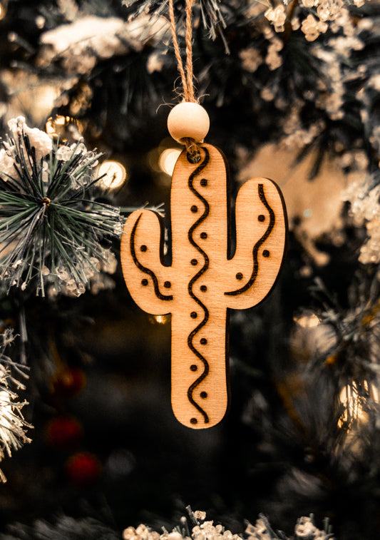 Cactus Christmas Ornament