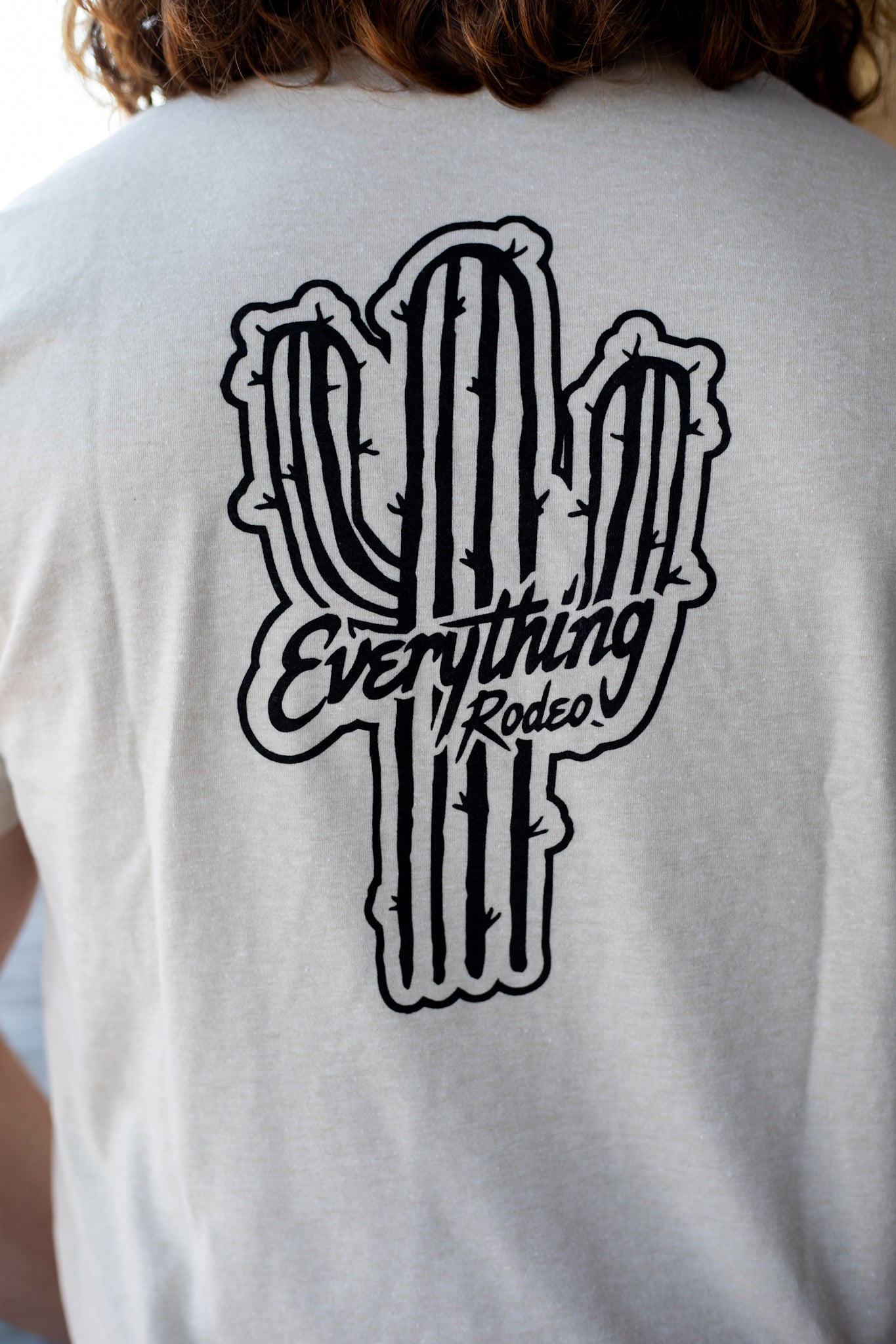 CREAM ER CACTI SHIRT