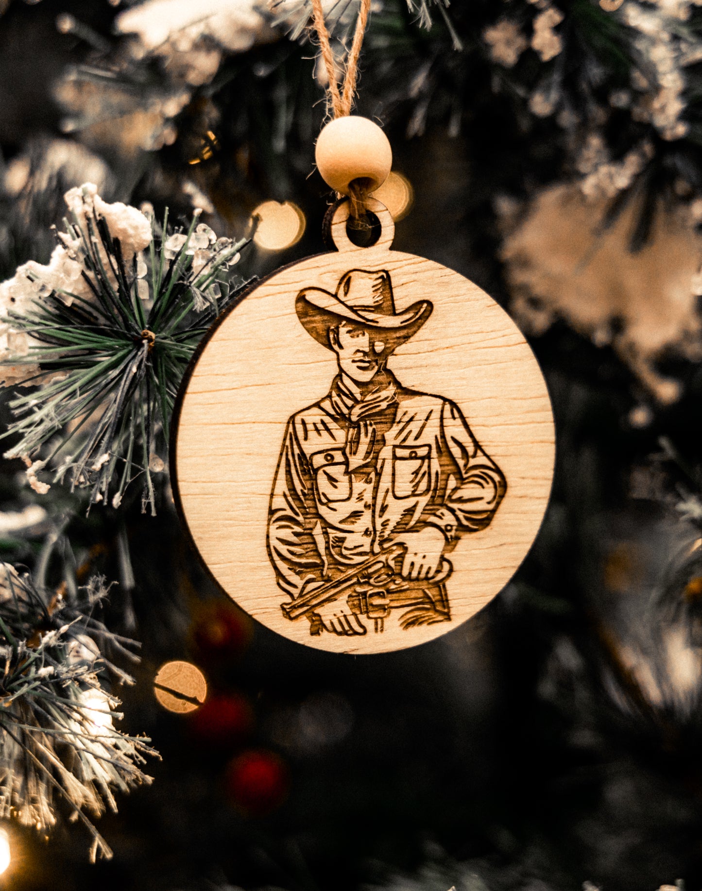 OUTLAW CHRISTMAS ORNAMENT